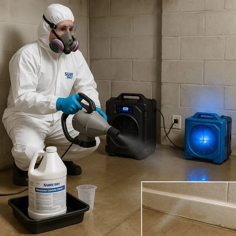 Sanitization and Odor Removal process in Green Rock, IL