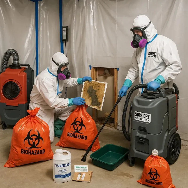Contaminated Water Handling Protocols process in Green Rock, IL